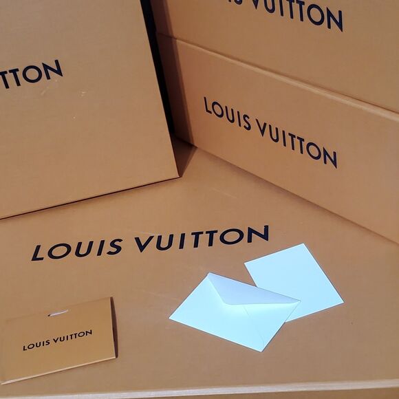 Authentic LOUIS VUITTON LV Box Lot Magnetic And Open Empty 10 Lot Pieces Used - Picture 2 of 16